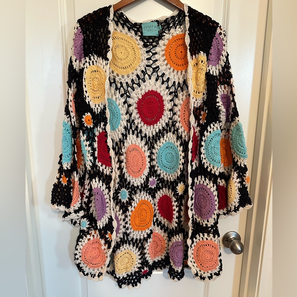 Color-burst Cardigan